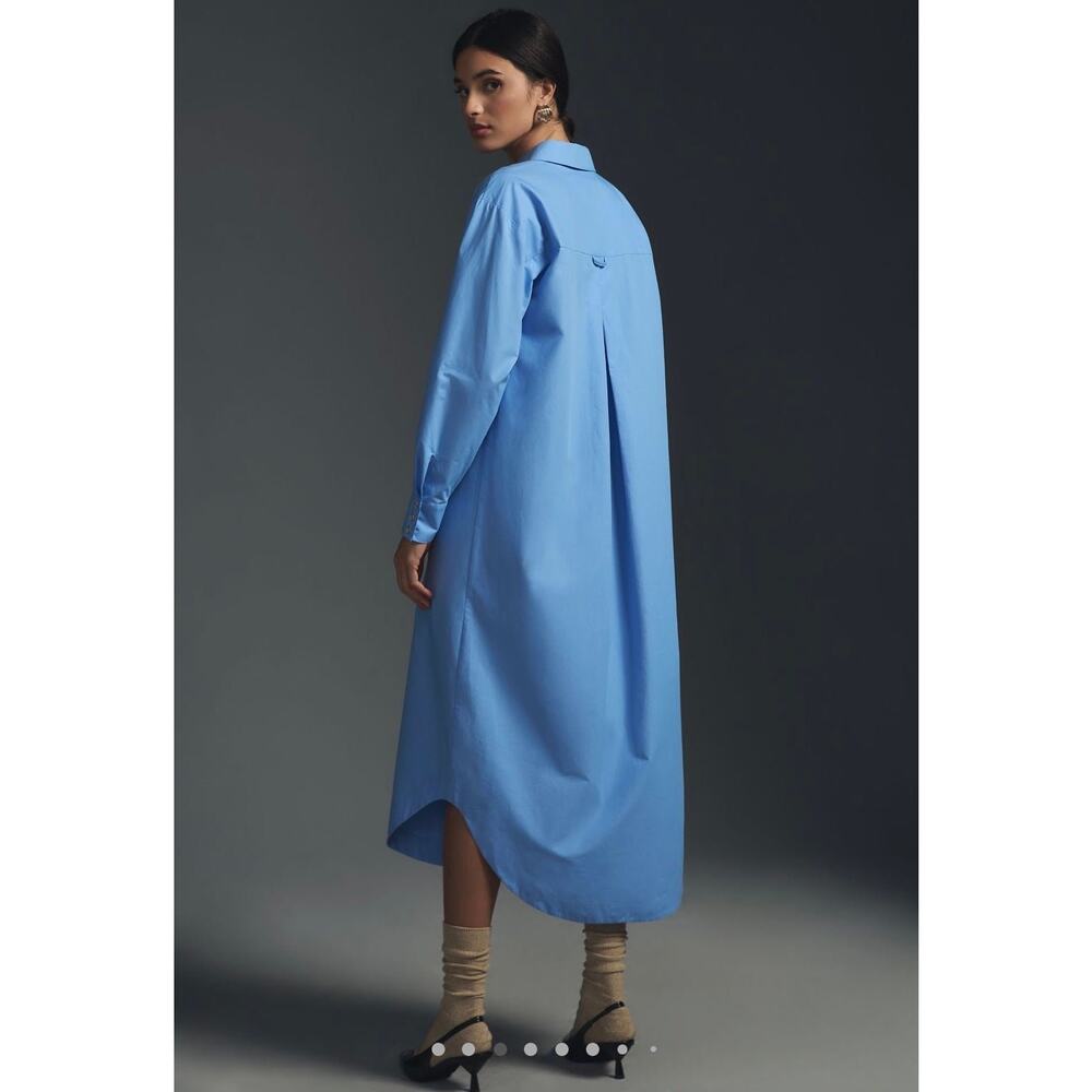 NWT❤️Anthro The Soren Long-Sleeve Shirt Dress szM - Picture 7 of 12